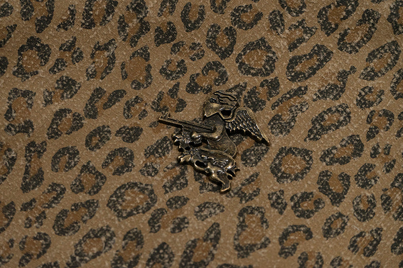 GRAF&WU Vintage Camouflage Leopard Pattern Thick Jacket