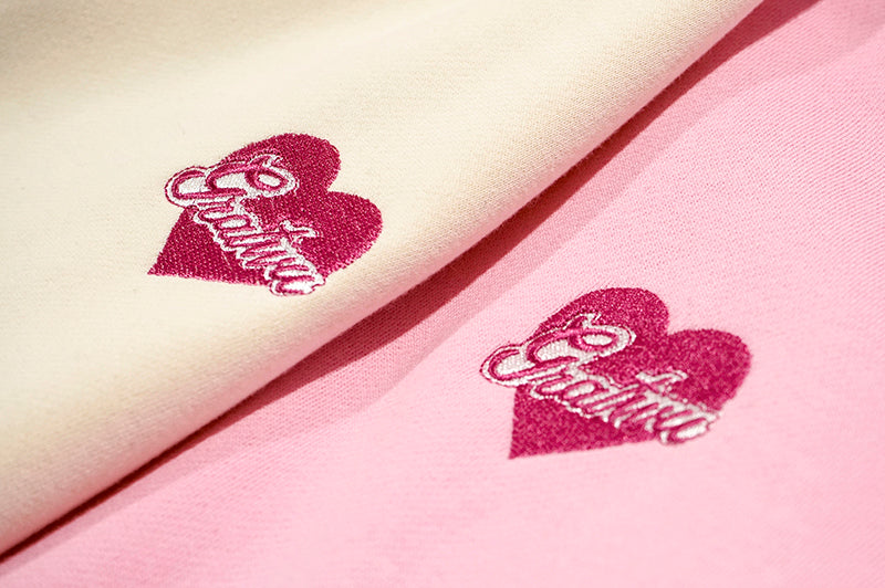 GRAF&WU Certified Lover Baby Embroidered Loose Fleece Hoodie