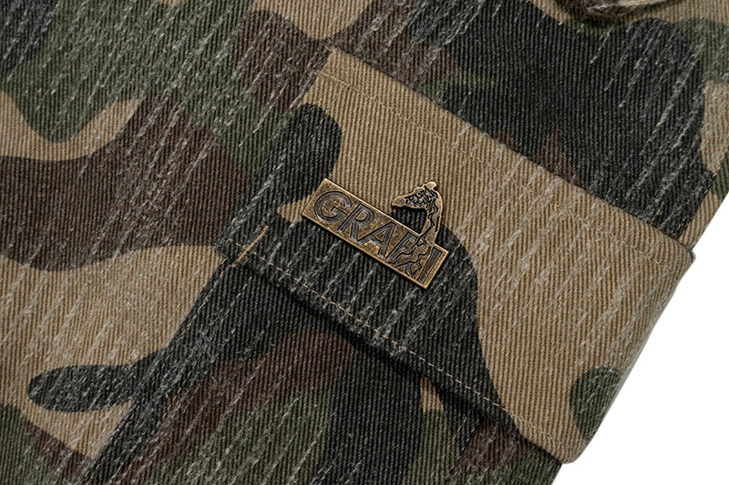 GRAF&WU Retro M65 Camouflage Leopard Cargo