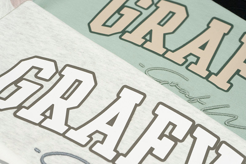 GRAF&WU Hidden Attack Camouflage Loose Raglan Long-Sleeve T-Shirt