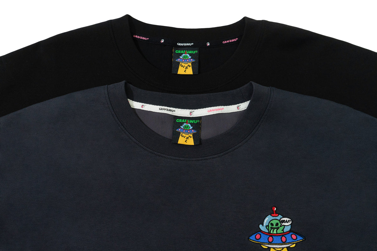 GRAF&WU 12 Alien Booghost Embroidered Long Sleeve