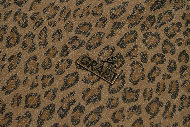 GRAF&WU Vintage Camouflage Leopard Pattern Thick Jacket