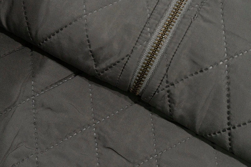 GRAF&WU Leather Collar Luxury Wool Retro Plaid Detroit Jacket