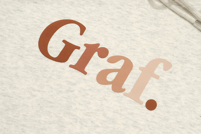 GRAF&WU Gradient Graf Fleece Oversized Streetwear Hoodie