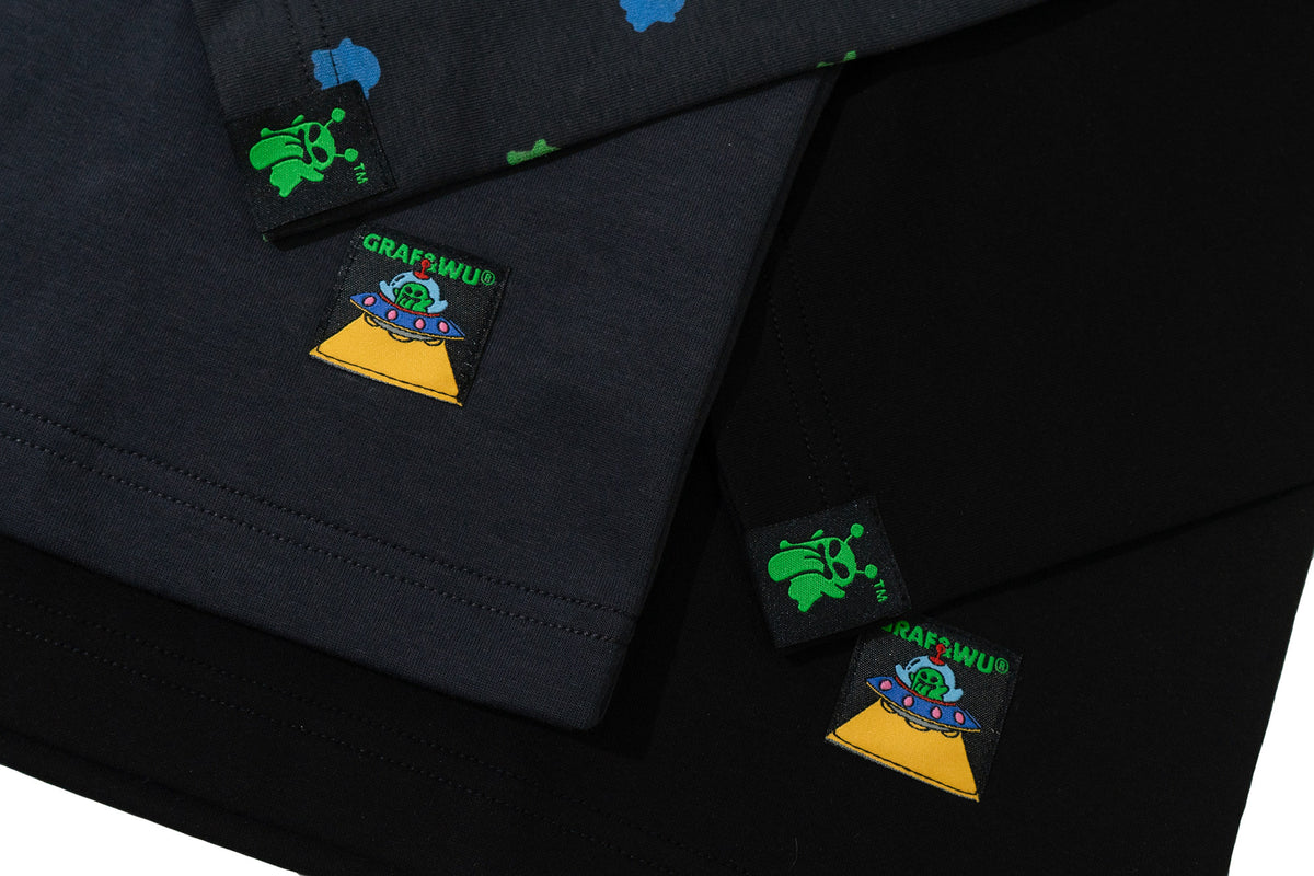GRAF&WU 12 Alien Booghost Embroidered Long Sleeve