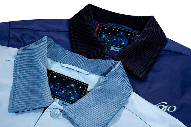 GRAF&WU 12 Signs Hip-hop Lyrics Embroidery Print Windproof Coach Jacket