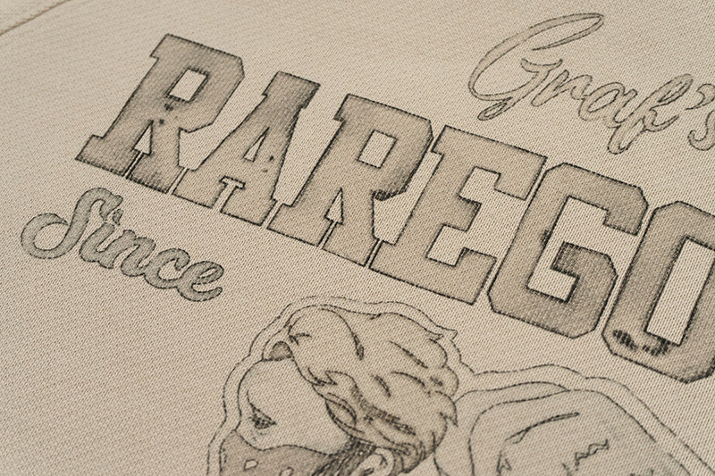 GRAF&WU Vintage AK47 Angel Barn Thick Fleece Zip-up Hoodie