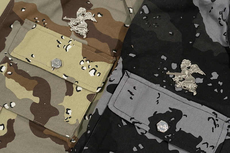 GRAF&WU Metal AK47 Angel Giraffe Camouflage Jacket