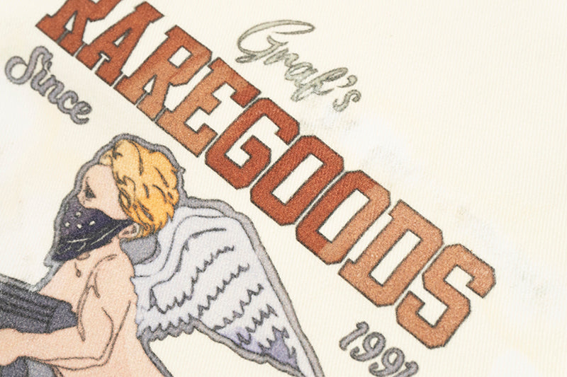 GRAF&WU Brand LOGO Angel Goddess Printing Cargo Pants