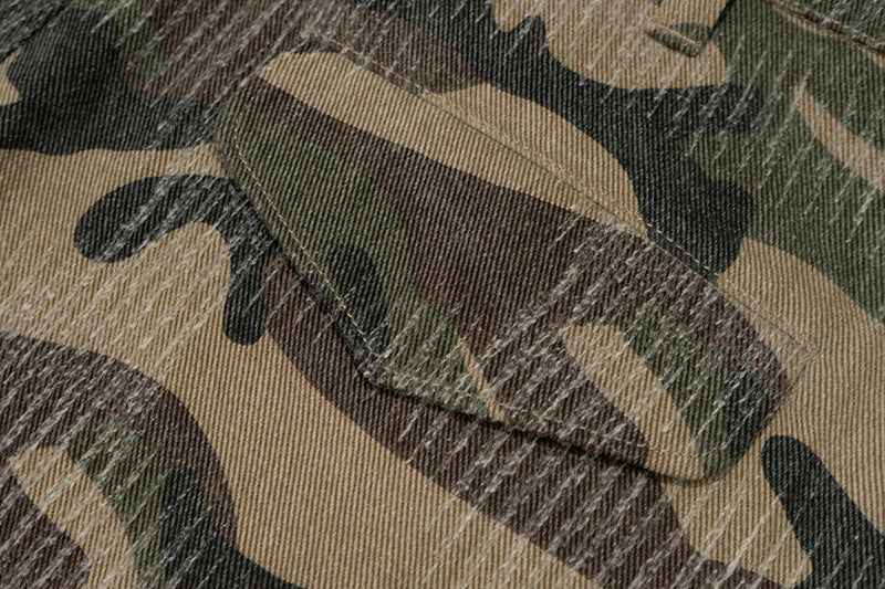 GRAF&WU Retro M65 Camouflage Leopard Cargo