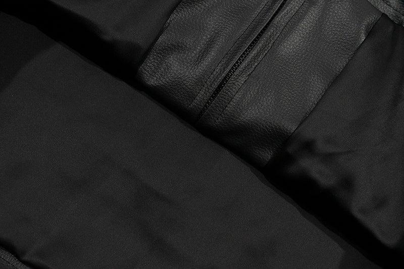 GRAF&WU Racing Gascar Series Retro Leather Jacket