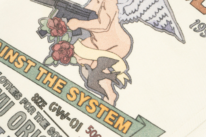 GRAF&WU Brand LOGO Angel Goddess Printing Cargo Pants