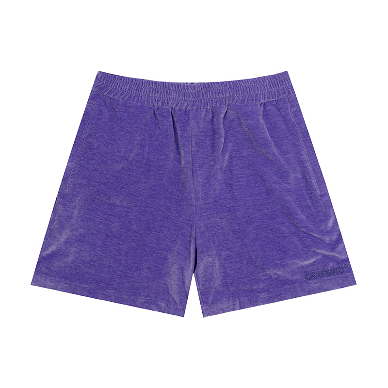 GRAFWU Flannel Fabric Comfortable Men Shorts