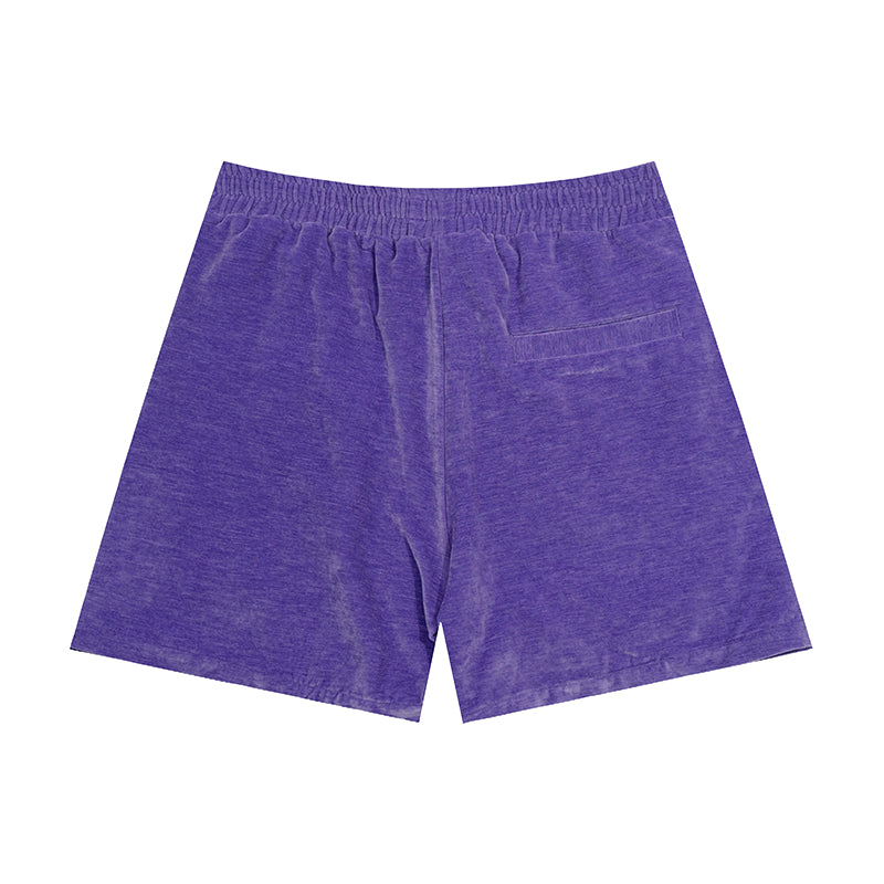 GRAFWU Flannel Fabric Comfortable Men Shorts