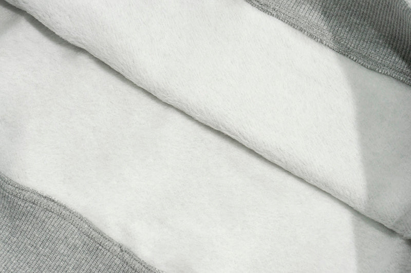 GRAF&WU Brand Letter Fleece Loose Streetwear Hoodie