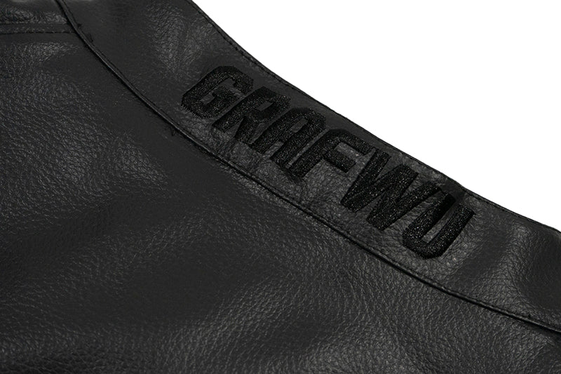 GRAF&WU Racing Gascar Series Retro Leather Jacket