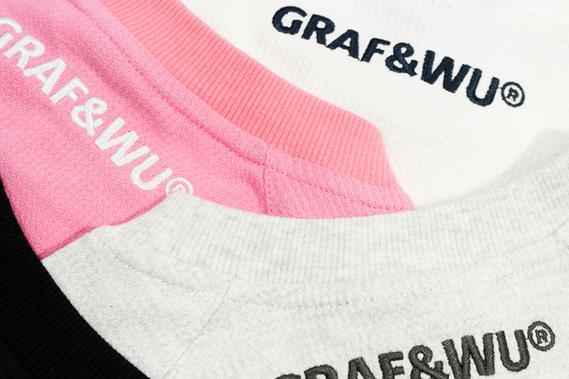 GRAF&WU Giraffe Embroidery Logo Layered Look long-sleeved Shirt