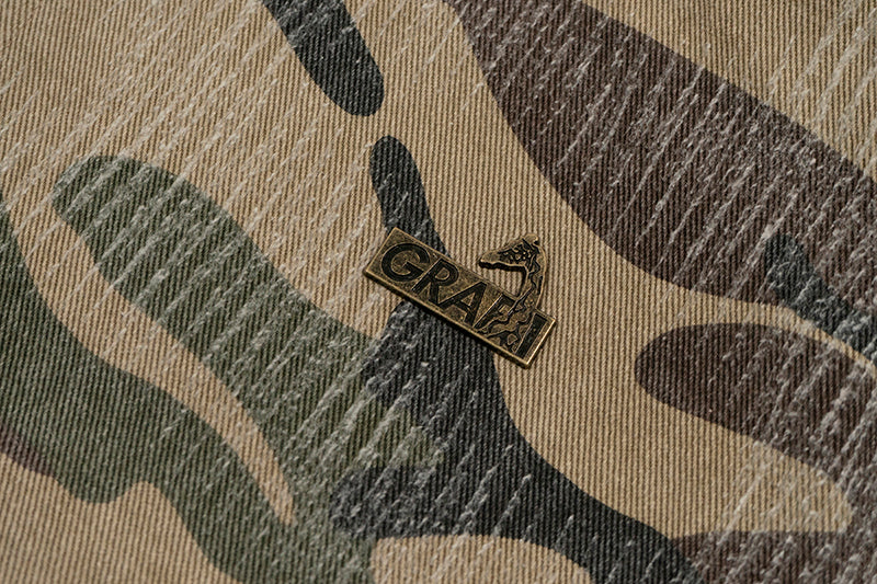 GRAF&WU Vintage Camouflage Leopard Pattern Thick Jacket