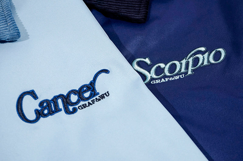 GRAF&WU 12 Signs Hip-hop Lyrics Embroidery Print Windproof Coach Jacket