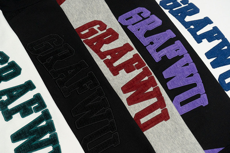 GRAF&WU Brand Letter Fashion Streetwear T-shirt