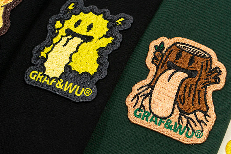GRAFWU Nature Element Water Fire And Earth Cute Ghost T-Shirt