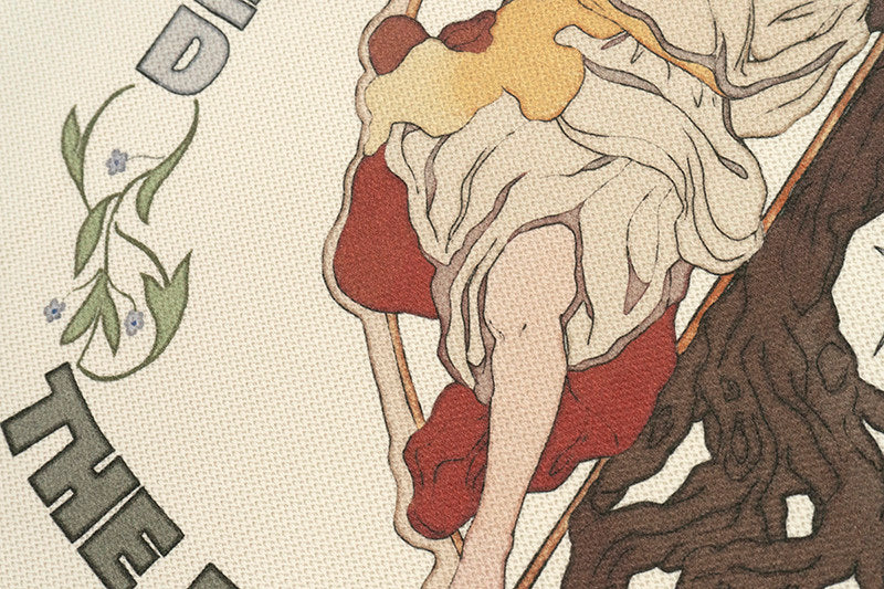 GRAF&WU Ivy Goddess Blessing Graphic Print Streetwear T-shirt
