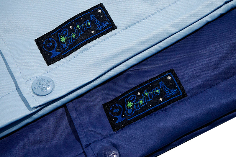 GRAF&WU 12 Signs Hip-hop Lyrics Embroidery Print Windproof Coach Jacket