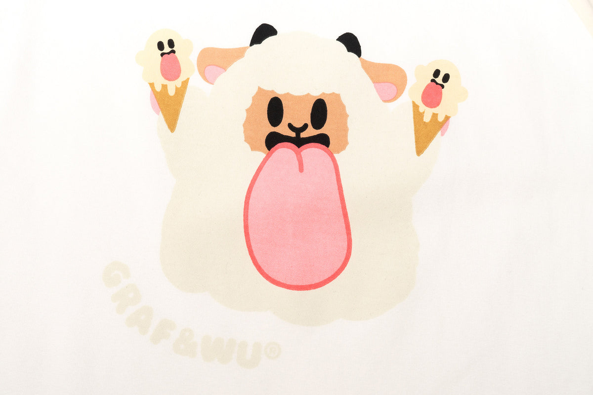 Chinese Zodiac Ghost Raglan Long Sleeve Tee | GRAF&WU