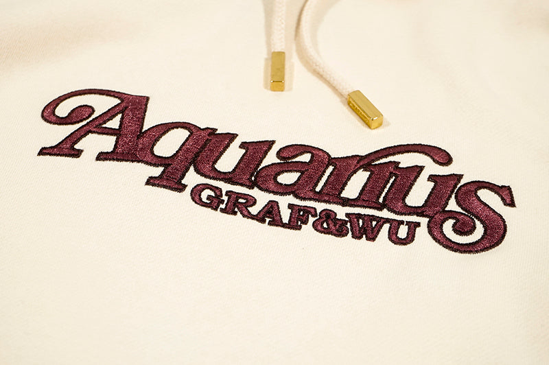 GRAF&WU 12 Constellation Rap Lyrics Embroidery Print Hoodie