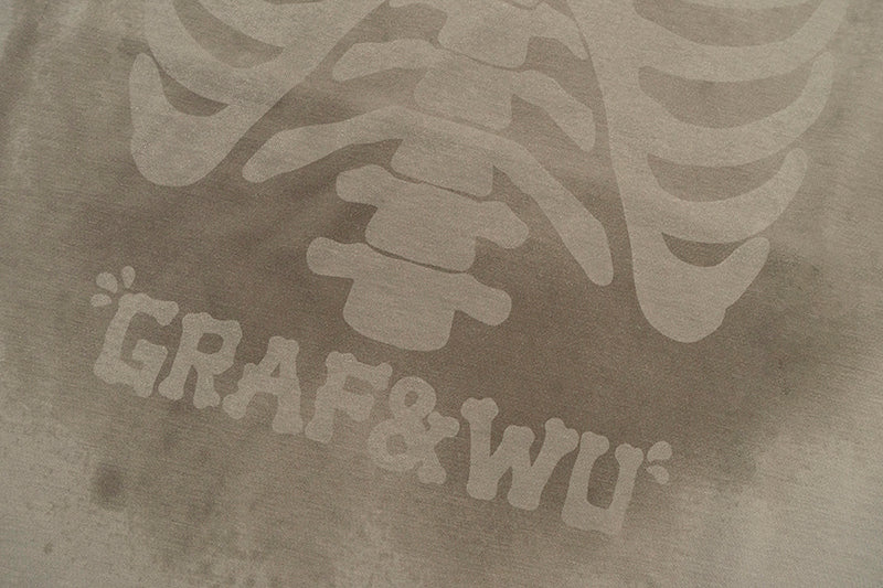 GRAFWU Perspective Bone Fitness Quick-Drying T-Shirts
