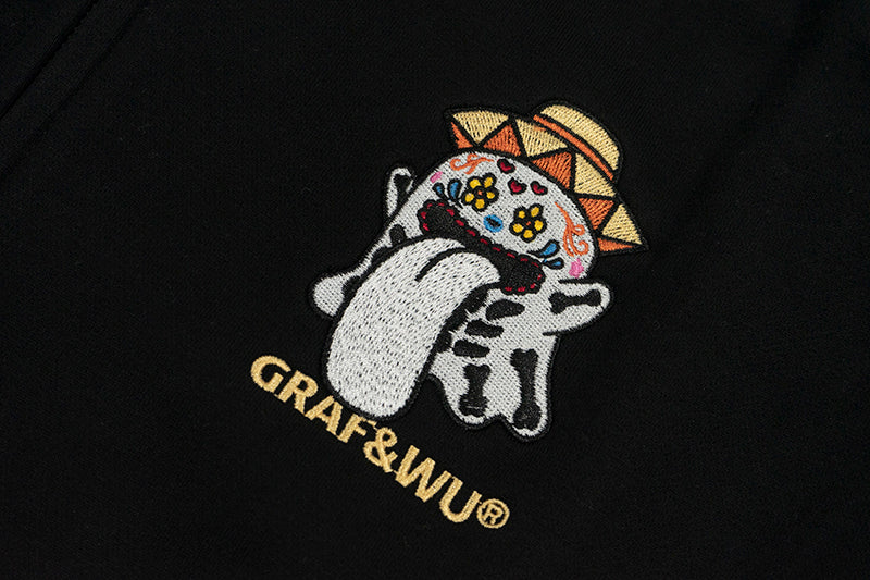 GRAFWU Halloween Black Cat Godzilla Ghost Unisex Sweatshirts