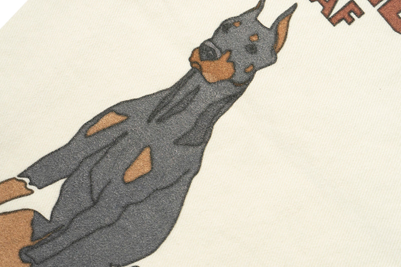 GRAF&WU Brand LOGO Angel Goddess Printing Cargo Pants