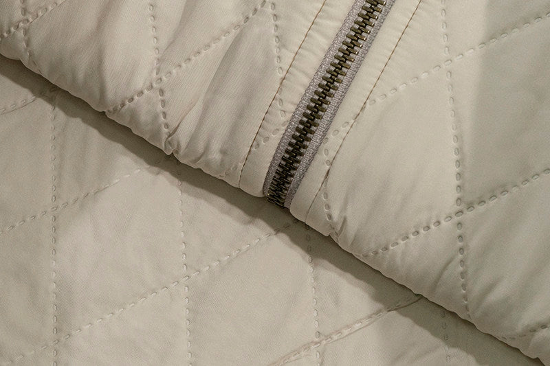 GRAF&WU Leather Collar Luxury Wool Retro Plaid Detroit Jacket