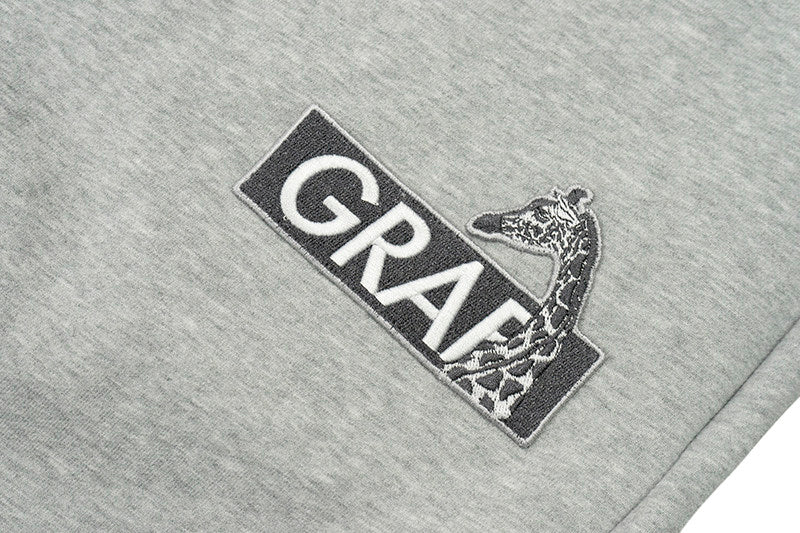 GRAF&WU Football Club Blokecore Floral Angel Devil Fleece Casual Pants