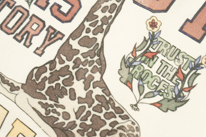 GRAF&WU Brand LOGO Angel Goddess Printing Cargo Pants