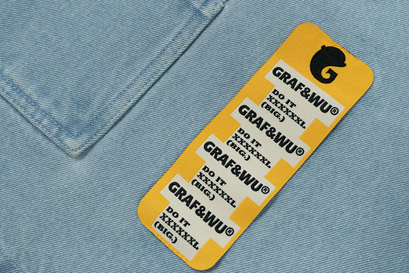 GRAF&WU Shorts Cute Ghost G Letter Logo Shorts Casual Solid Color Cargo Pants Men Women Cotton Shorts Hip-Hop Trend Pants