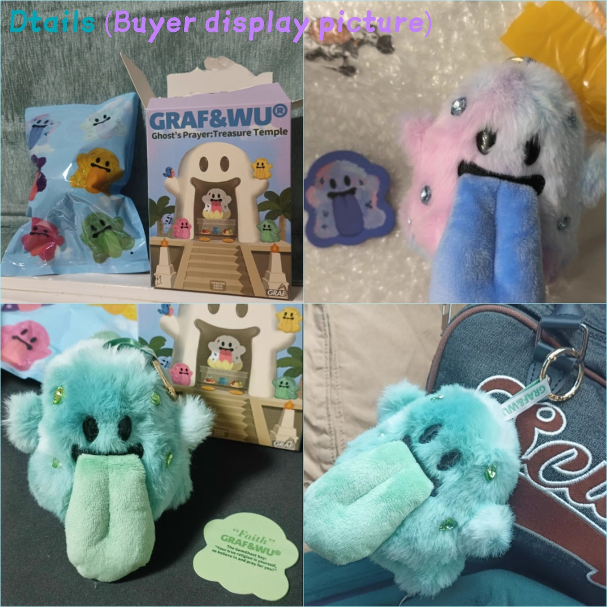 GRAF&WU Treasure Temple GemGhost Blessed Trendy Plush Blind Box
