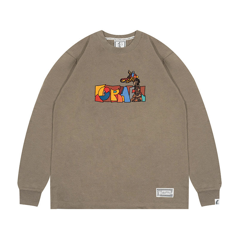 GRAF&WU Tribute Artist Picasso Abstract Long Sleeve T-shirt