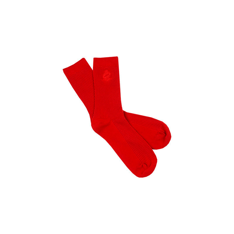 GRAF&WU Embroidery Pattern Casual Skateboard Cotton Socks Unisex