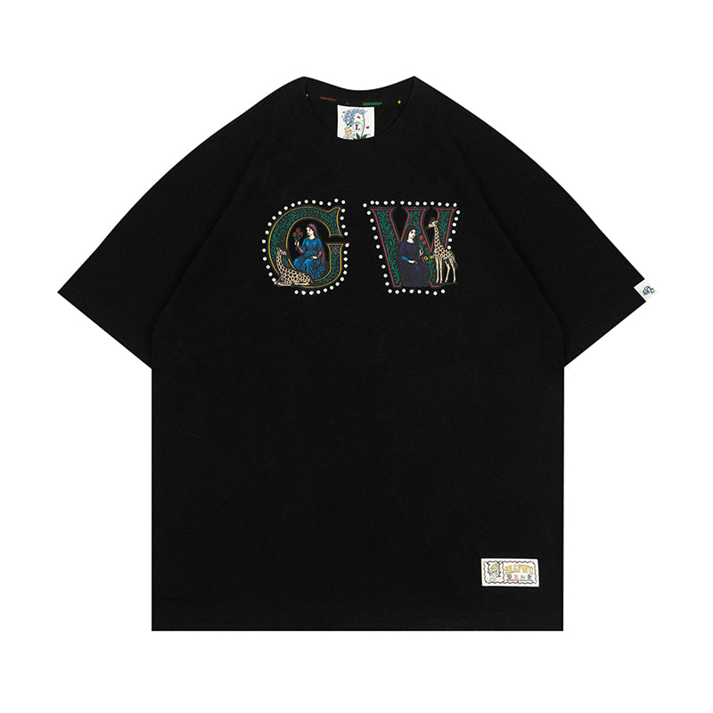 GRAFWU Rhinestone GW Fashion T-Shirts