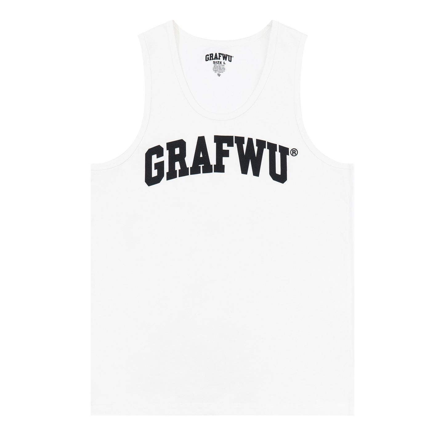 GRAF&WU Letter Graphic Sleeveless Vest – Streetwear Tank Top