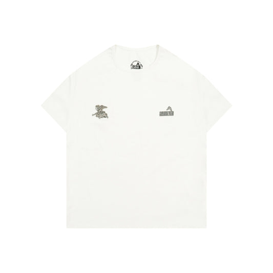 GRAF&WU AK47 Angel Giraffe Metal Label Hot Girl T-Shirts