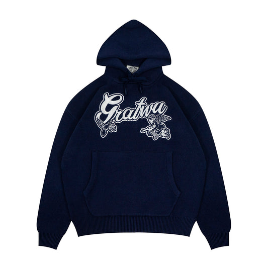 GRAF&WU Trust In Graf AK47 Angel Knit Hoodie