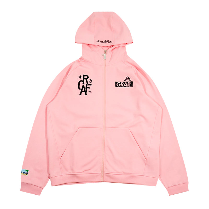 GRAF&WU Fashion casual Hoodie UK Drip Thin autumn sports cardigan coat