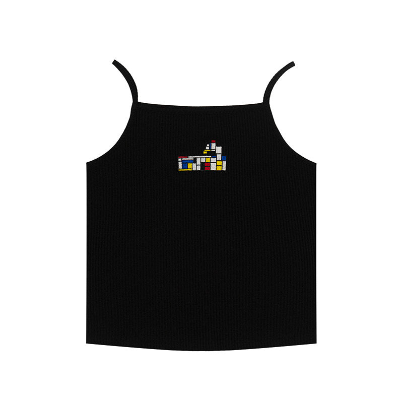 GRAF&WU Y2K Hot Girl Retro Cropped Tank Top