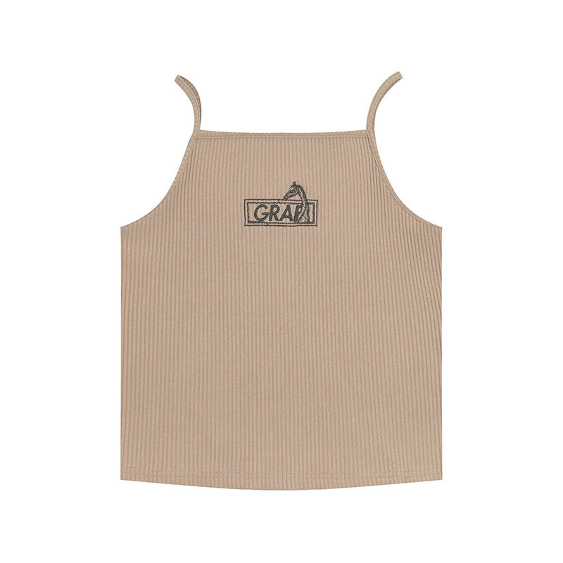 GRAF&WU Y2K Hot Girl Retro Cropped Tank Top