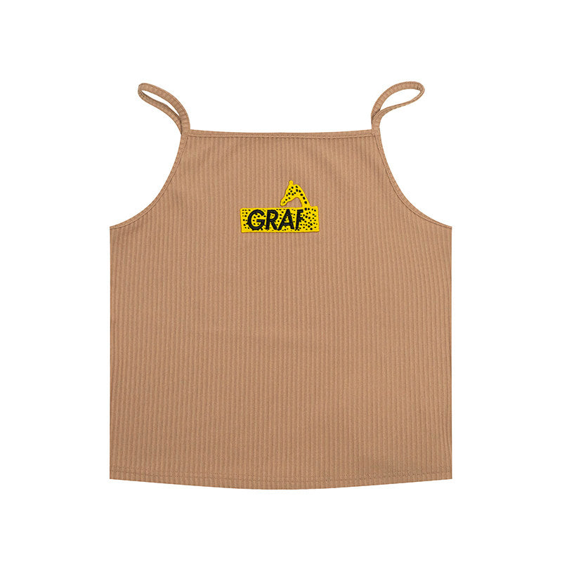 GRAF&WU Y2K Hot Girl Retro Cropped Tank Top