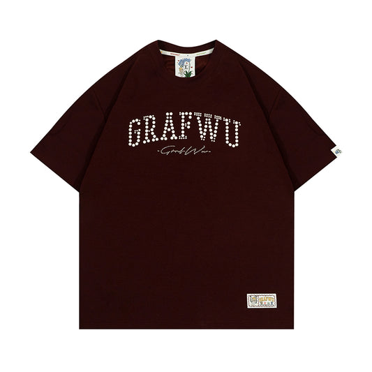 GRAF&WU Pearl Fashion Cotton T-shirts