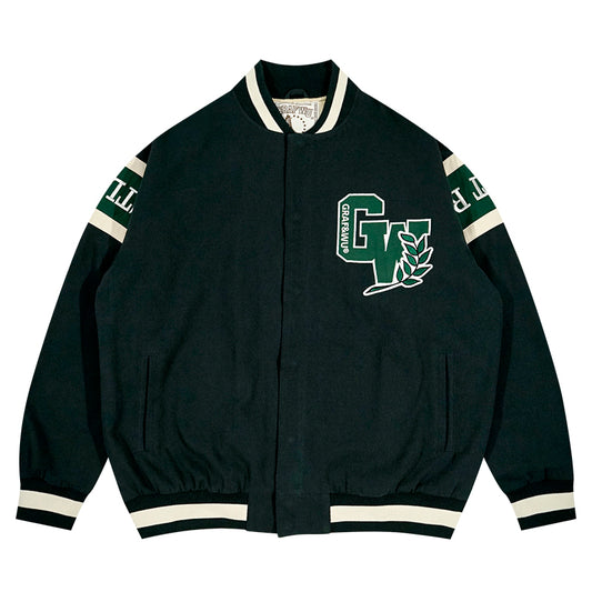 GRAF&WU Keep It Rare Hustle Hard Canvas Jacket Baseball Coat