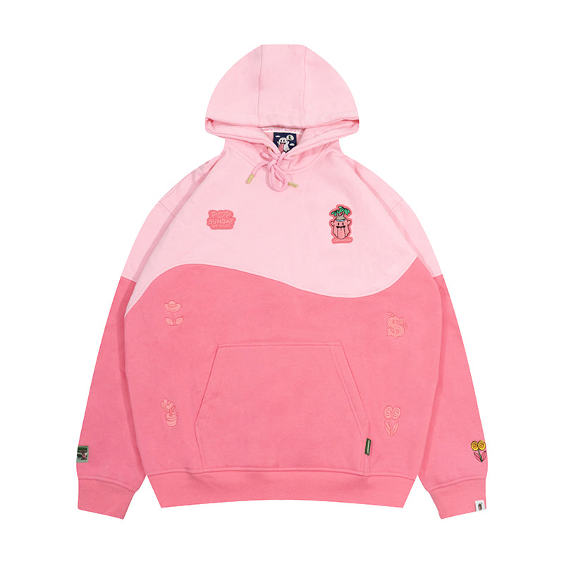 GRAF&WU X POPSUNDAY Money Tree Cute Ghost Lucky Fortune Fleece Hoodie